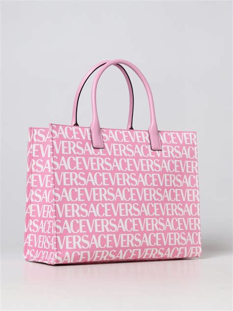 versace schoenen damed|versace pink shopping bag.